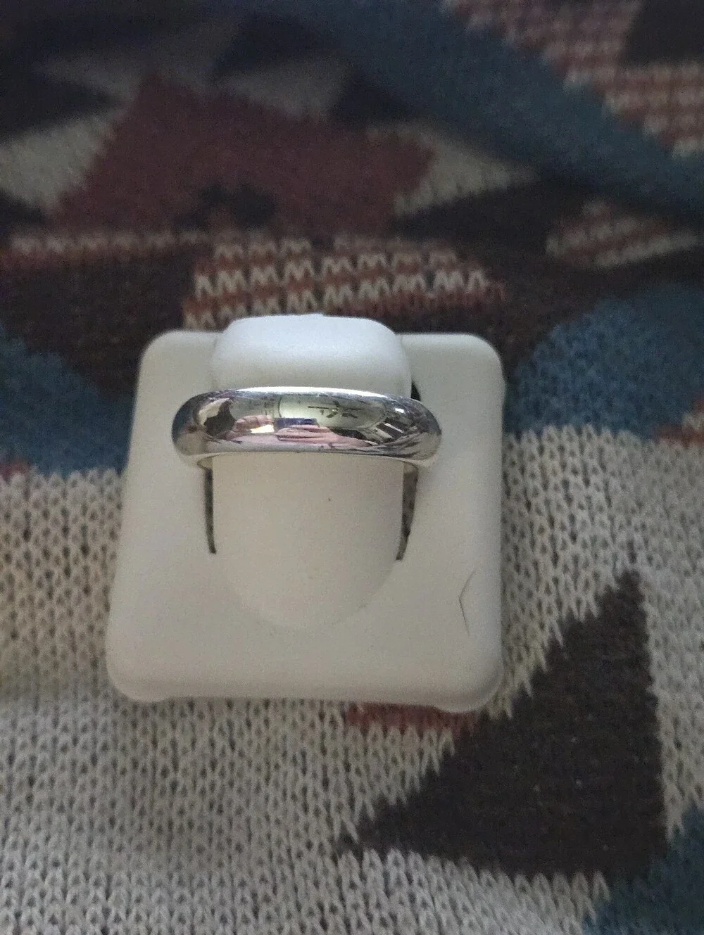 Classic Silver Men's Band Ring - Polished Finish